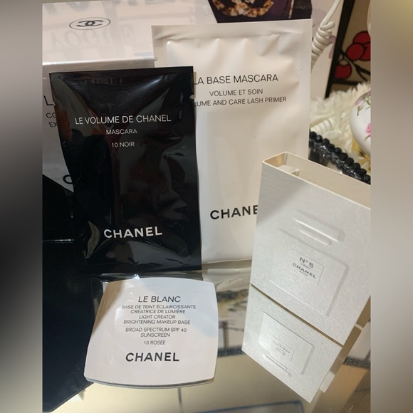 NEW!!!😍🫶🏼👑CHANEL LE COTON 100 counts and a  cute box of CHANEL samples. - Picture 5 of 6